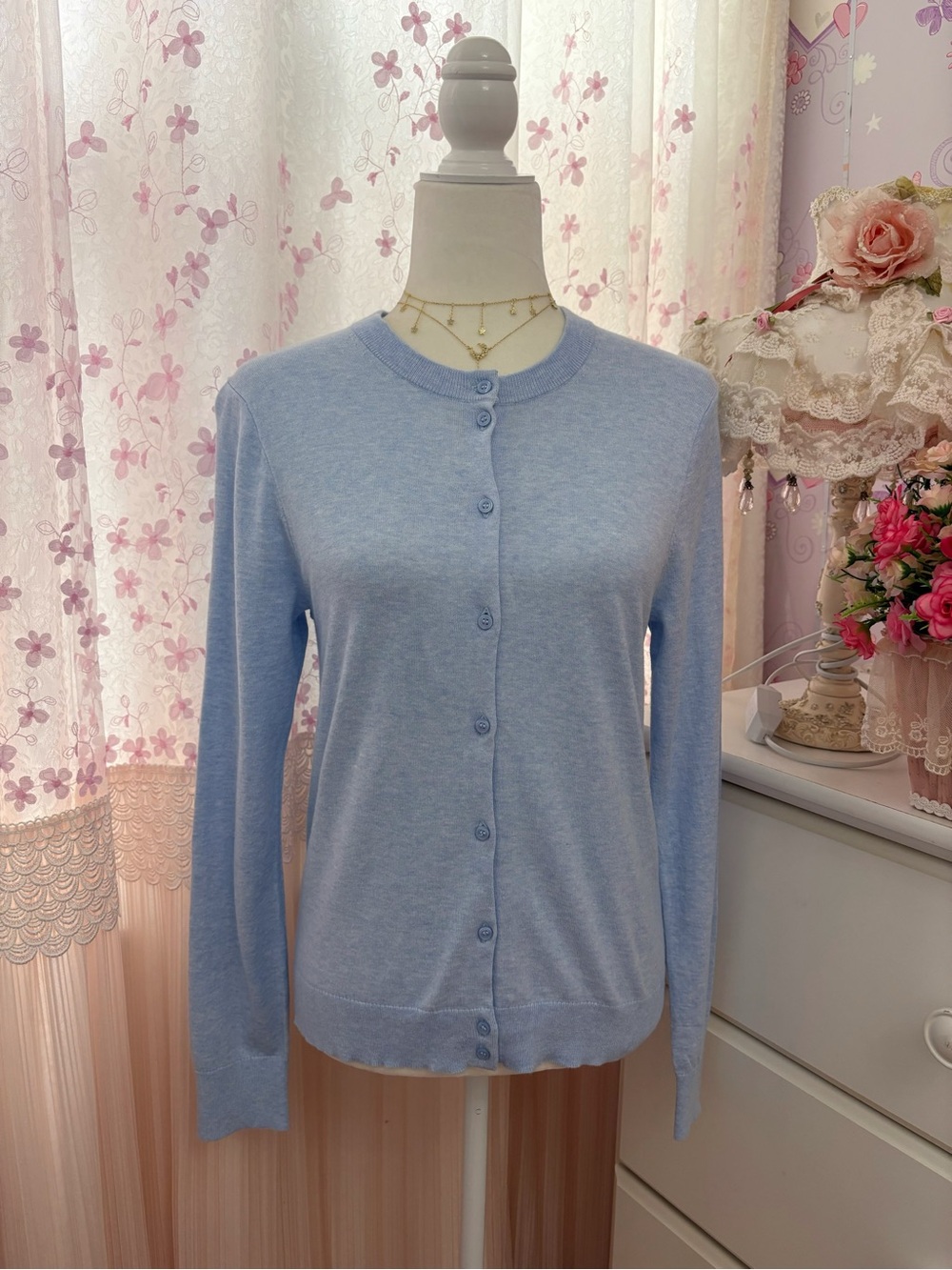 J.Crew 100% cotton classic cardigan sweater